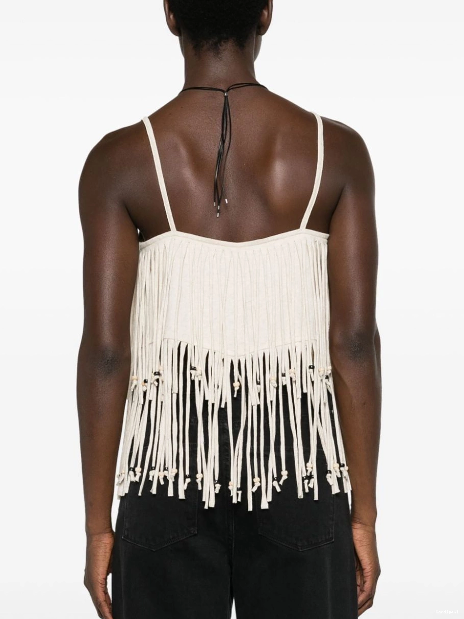 Affordable Monsoon Women bead-detail Alanui fringed top crop 0414